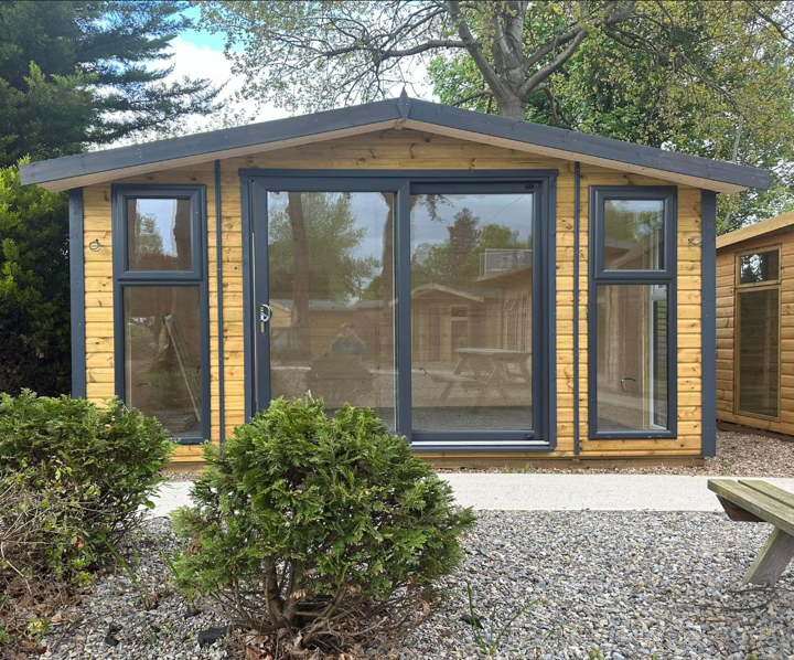 UPVC Cambridge Apex Summerhouse FULLY INSULATED