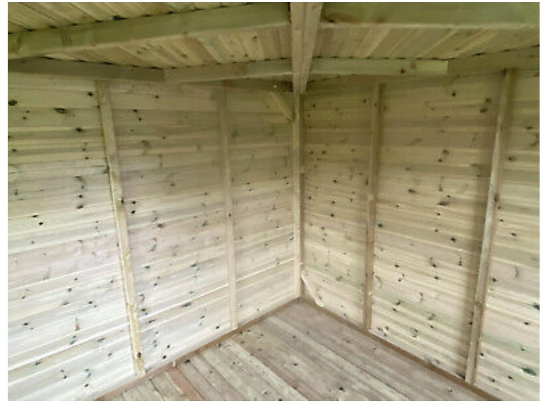 Tanalised Charlotte Corner House Summerhouse Keighley Timber & Fencing sheds www.keighleytimbersheds.co.uk