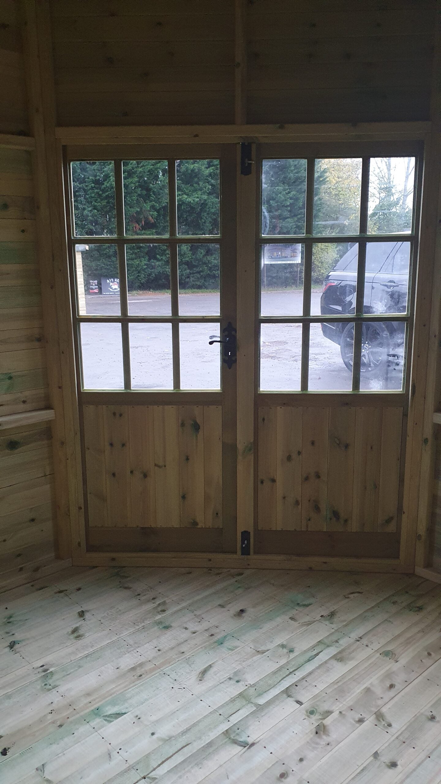 Tanalised Georgian Corner House Shed Keighley Timber & Fencing sheds www.keighleytimbersheds.co.uk