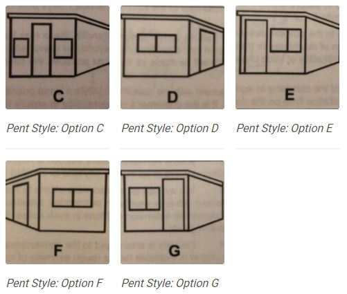 Tanalised Pent Garden Shed Keighley Timber & Fencing sheds www.keighleytimbersheds.co.uk
