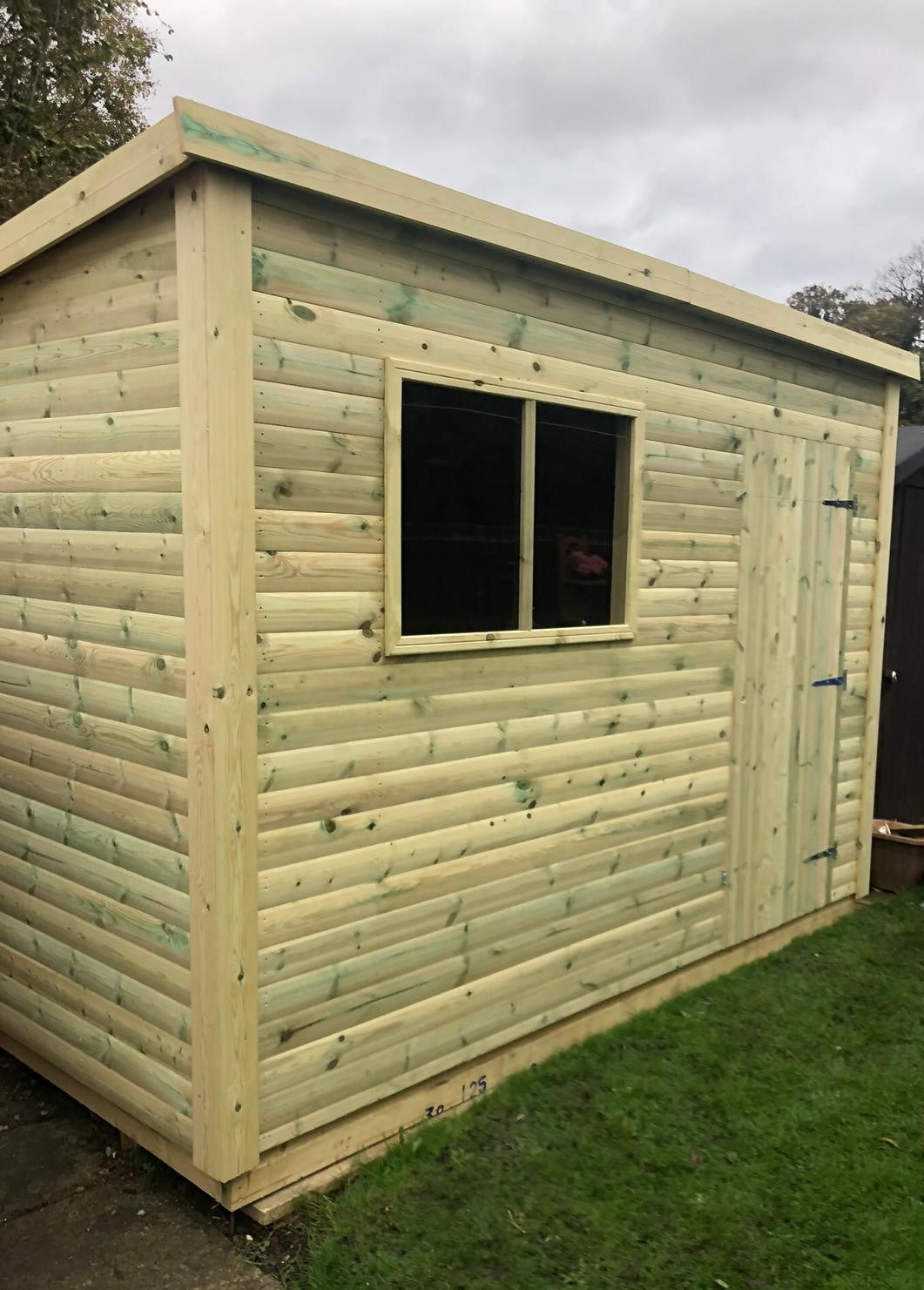 Tanalised Pent Garden Shed Keighley Timber & Fencing sheds www.keighleytimbersheds.co.uk