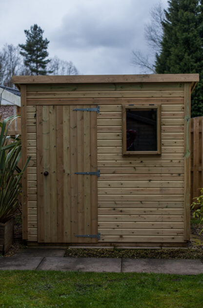 Tanalised Pent Garden Shed Keighley Timber & Fencing sheds www.keighleytimbersheds.co.uk