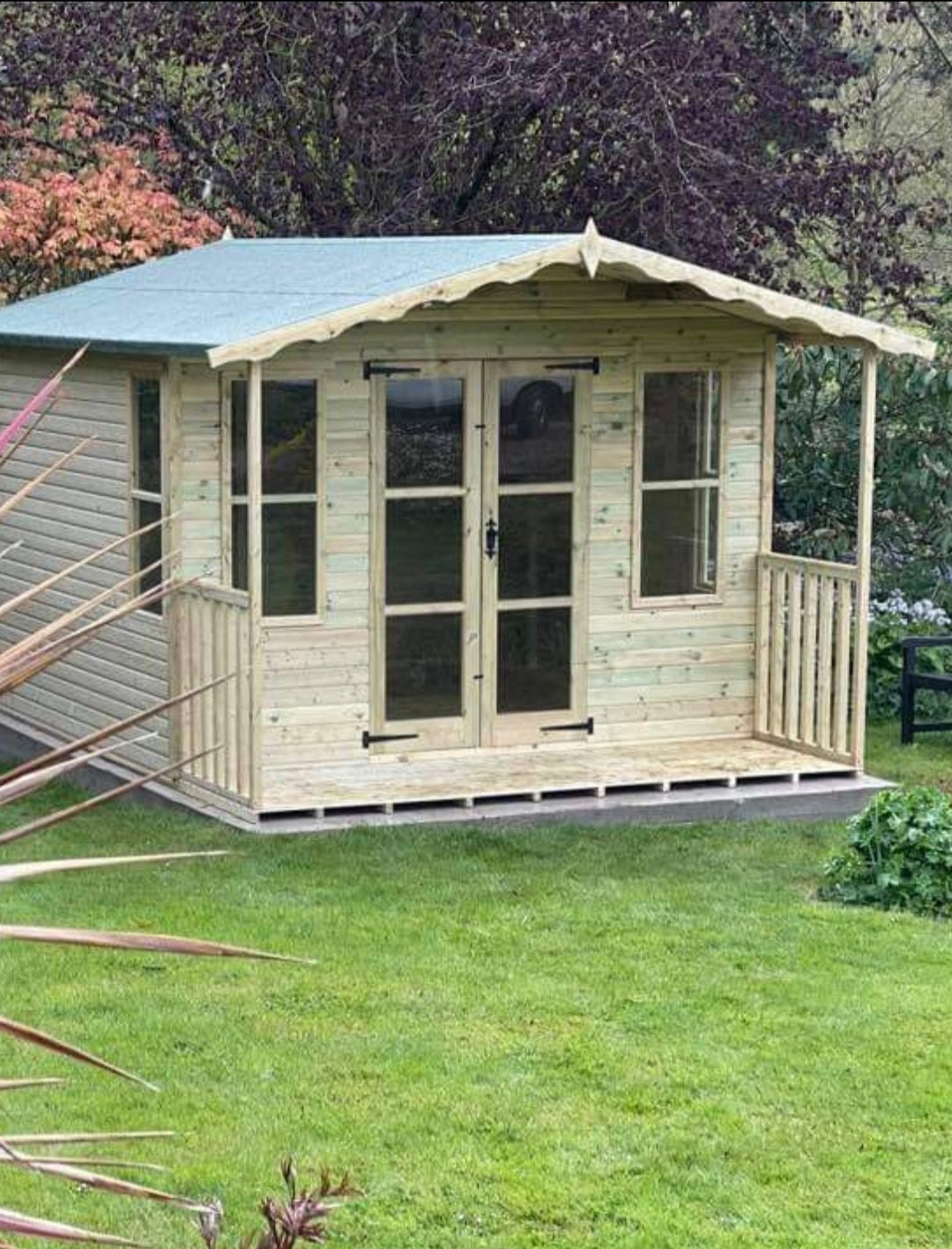 Tanalised Traditional Summerhouse Keighley Timber & Fencing sheds www.keighleytimbersheds.co.uk