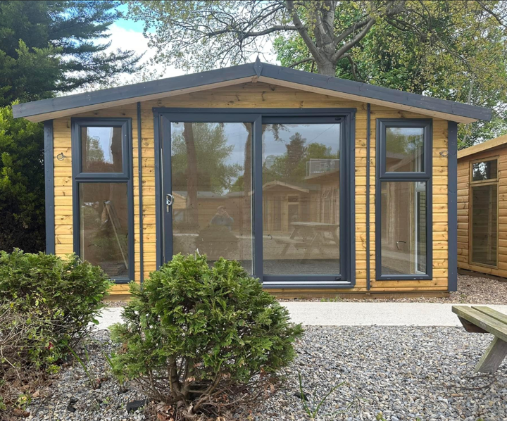 UPVC Cambridge Apex Summerhouse