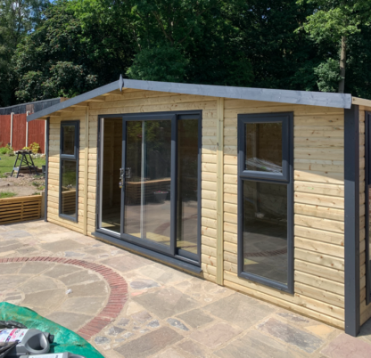 UPVC Cambridge Apex Summerhouse