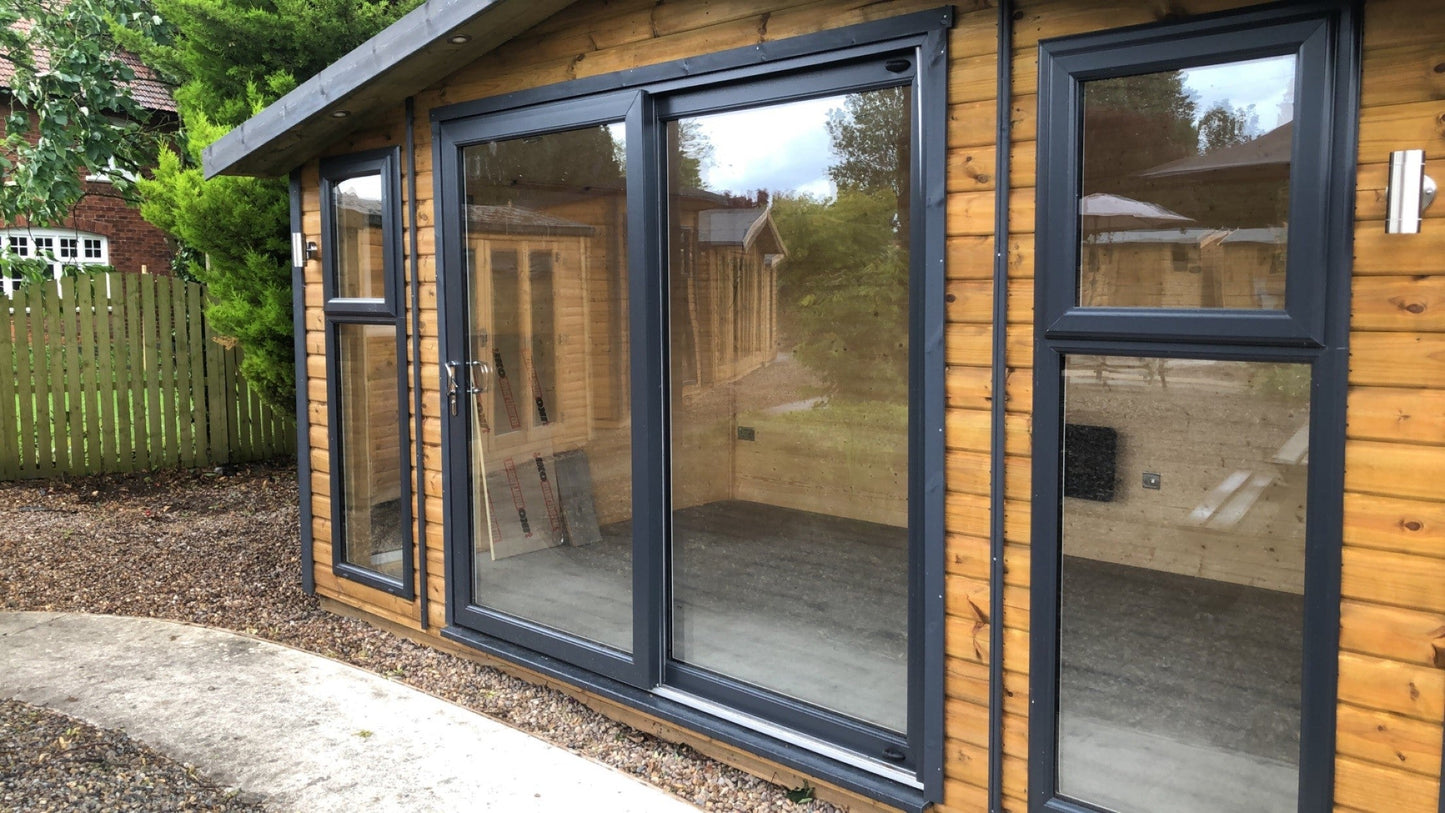 UPVC Cambridge Apex Summerhouse FULLY INSULATED