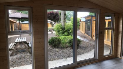 UPVC Cambridge Apex Summerhouse FULLY INSULATED