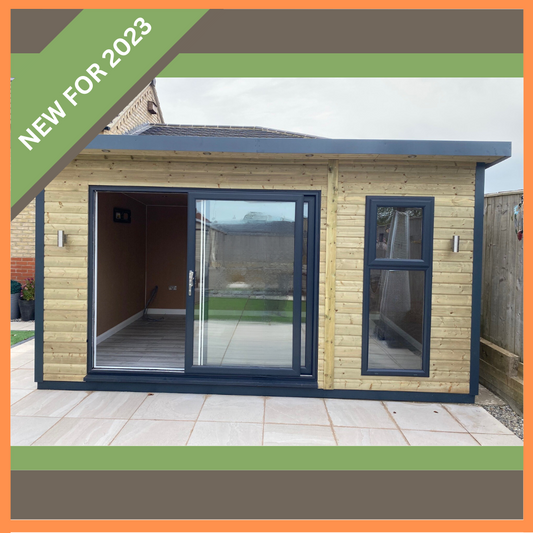 UPVC Cambridge Pent Summerhouse