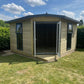 UPVC Corner Summerhouse FULLY INSULATED