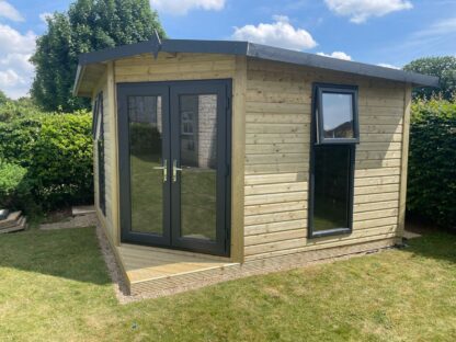 UPVC Corner Summerhouse