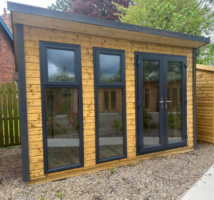 UPVC Windsor Pent Summerhouse FULLY INSULATED