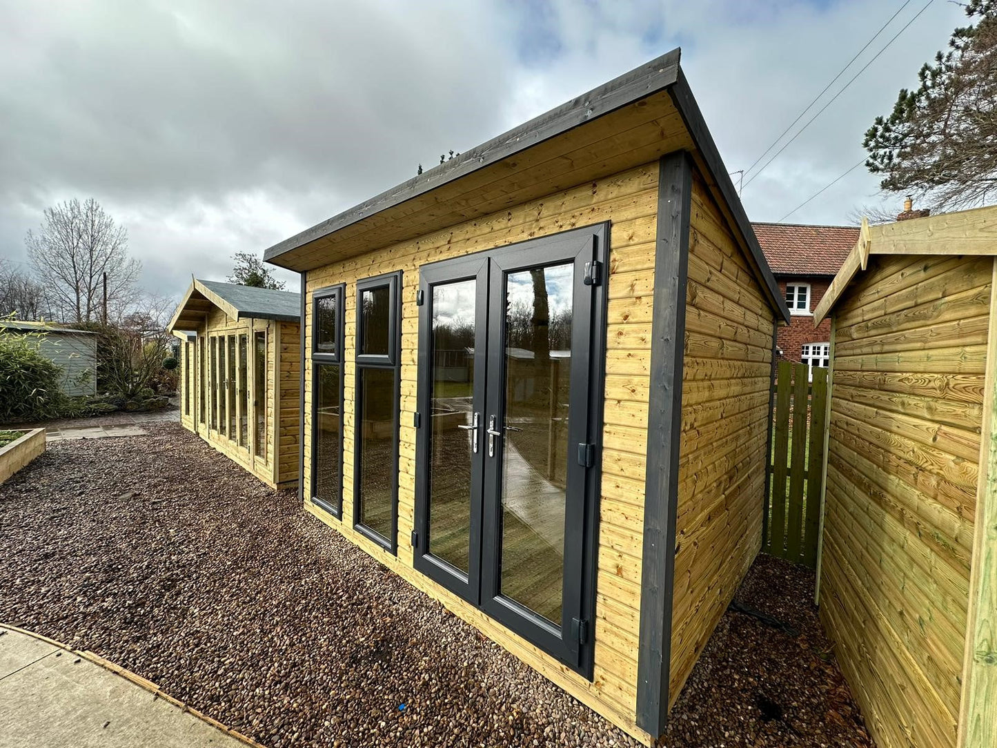 UPVC Windsor Pent Summerhouse FULLY INSULATED