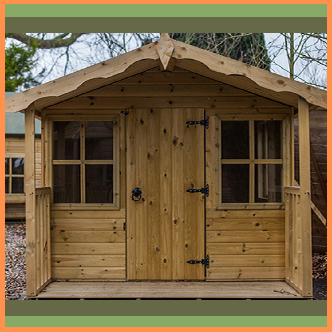 Tanalised Appletree Playhouse Keighley Timber & Fencing sheds www.keighleytimbersheds.co.uk