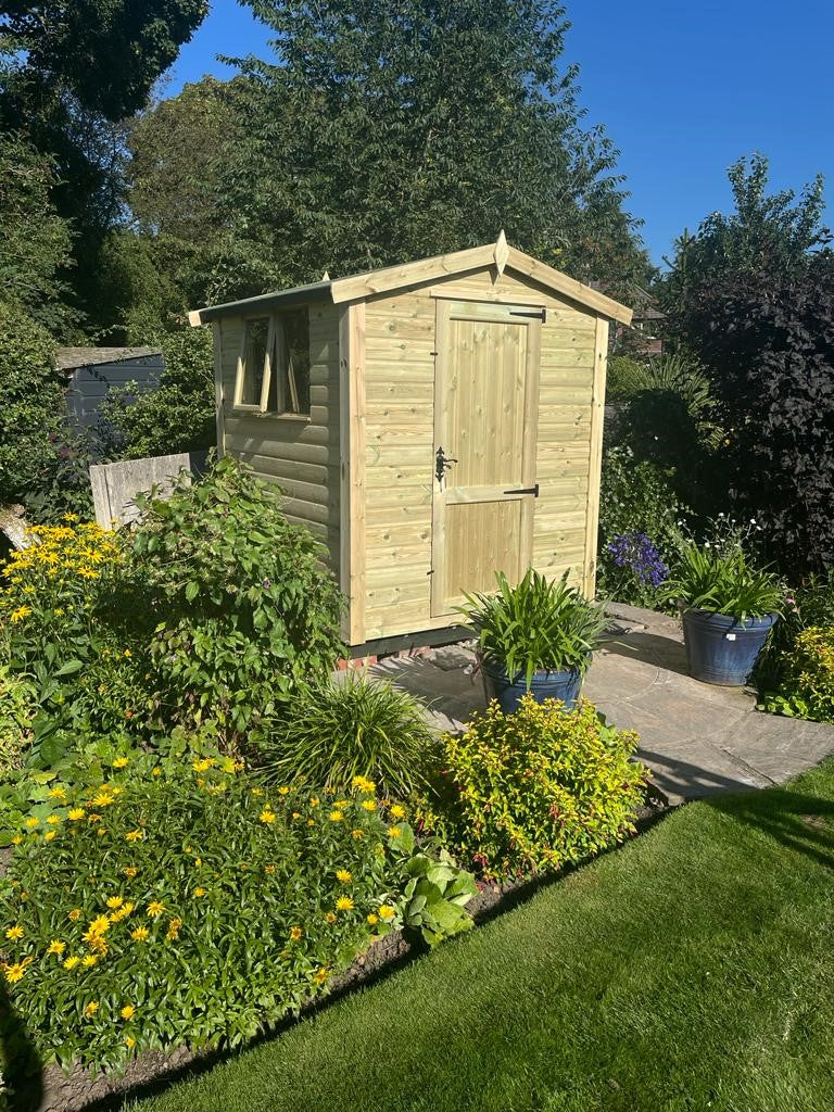 Tanalised Bison Apex Shed Keighley Timber & Fencing sheds www.keighleytimbersheds.co.uk