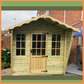 Tanalised Chalet Summerhouse Keighley Timber & Fencing sheds www.keighleytimbersheds.co.uk