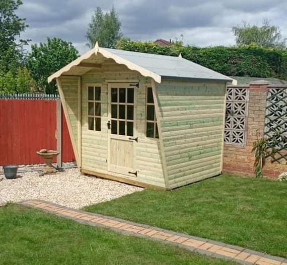 Tanalised Chalet Summerhouse Keighley Timber & Fencing sheds www.keighleytimbersheds.co.uk