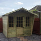 Tanalised Chalet Summerhouse Keighley Timber & Fencing sheds www.keighleytimbersheds.co.uk