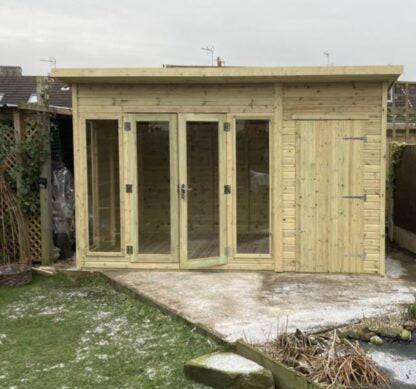 Tanalised Charlotte Combi Summerhouse Keighley Timber & Fencing sheds www.keighleytimbersheds.co.uk