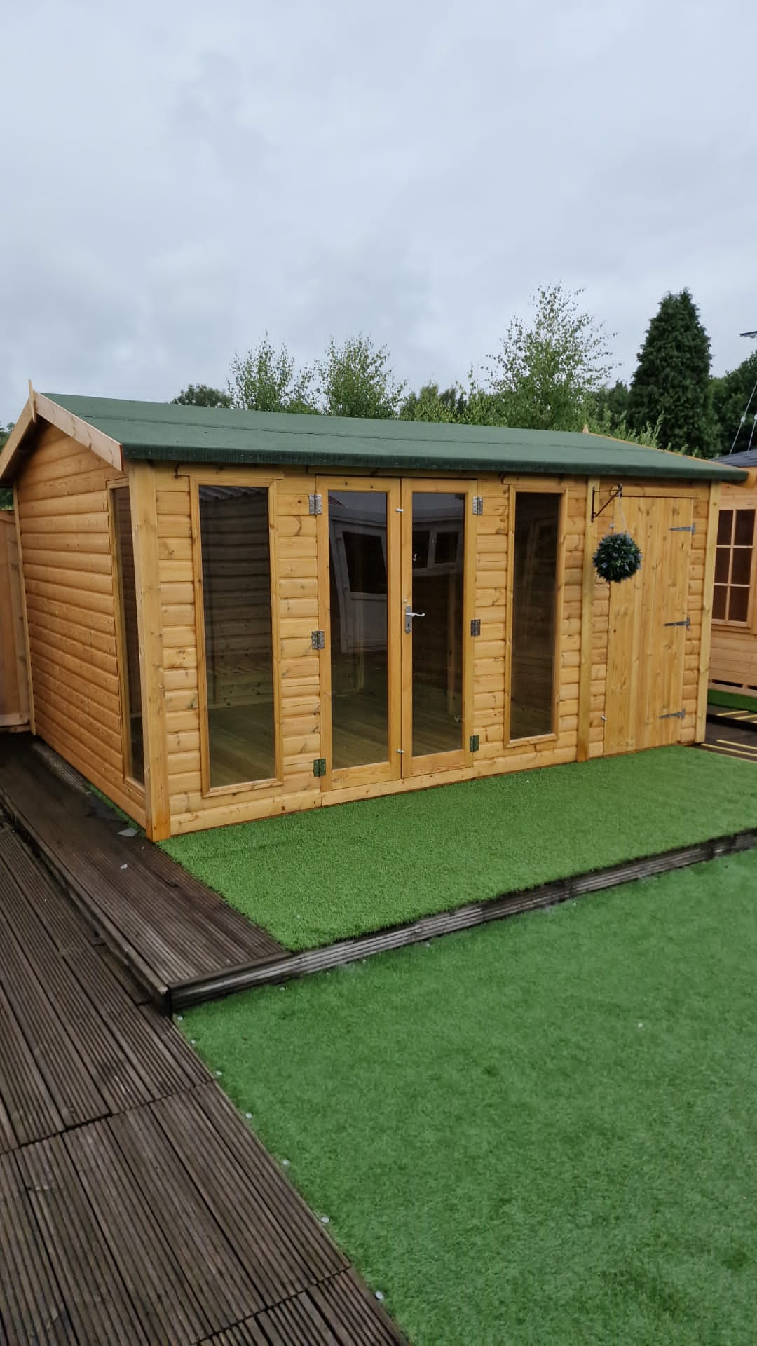 Tanalised Charlotte Combi Summerhouse Keighley Timber & Fencing sheds www.keighleytimbersheds.co.uk