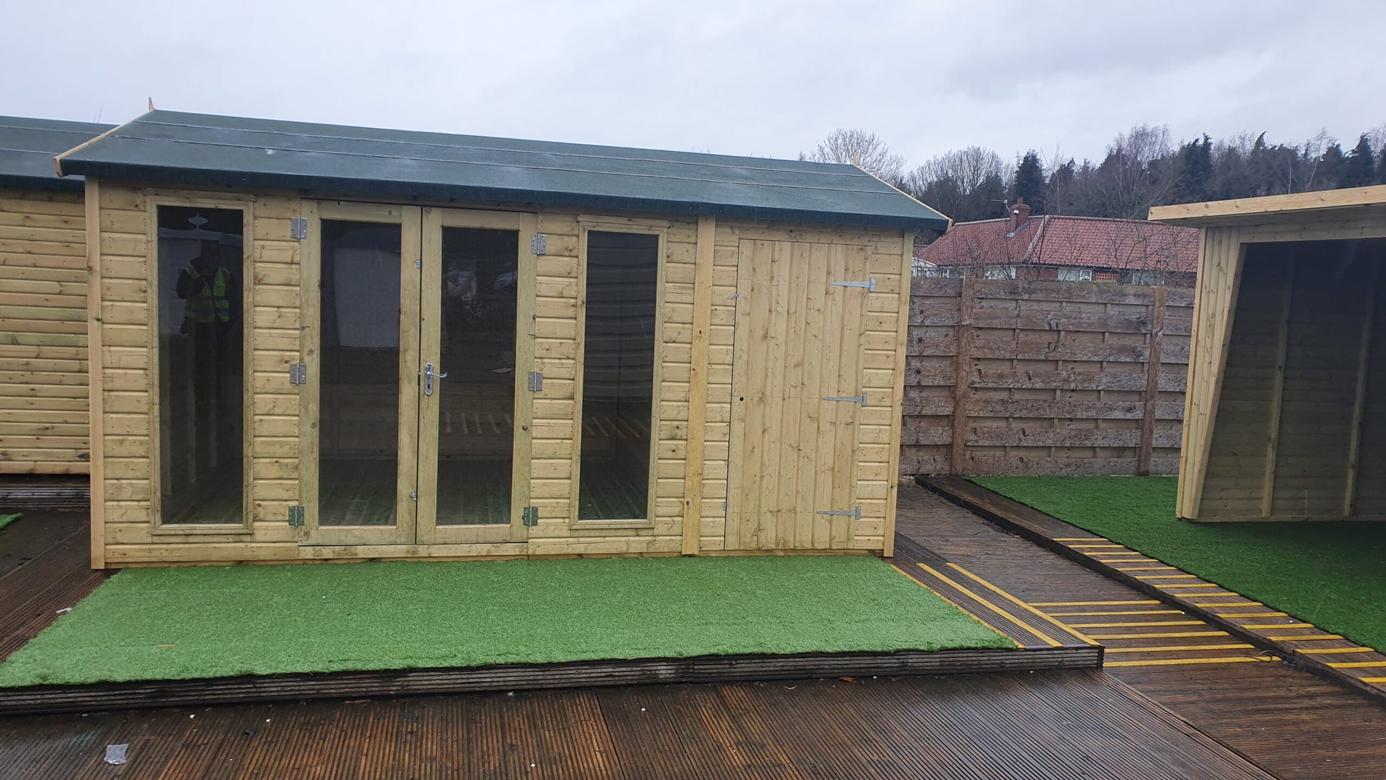 Tanalised Charlotte Combi Summerhouse Keighley Timber & Fencing sheds www.keighleytimbersheds.co.uk