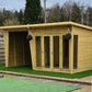 Tanalised Charlotte Hot-Tub Combi Summerhouse Keighley Timber & Fencing sheds www.keighleytimbersheds.co.uk