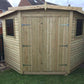 Tanalised Corner Shed Keighley Timber & Fencing sheds www.keighleytimbersheds.co.uk