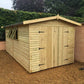 Tanalised Deluxe Workshop Shed Keighley Timber & Fencing sheds www.keighleytimbersheds.co.uk