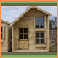 Tanalised Fantasia Playhouse Keighley Timber & Fencing sheds www.keighleytimbersheds.co.uk