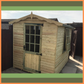 Tanalised Georgian Apex Garden Shed Keighley Timber & Fencing sheds www.keighleytimbersheds.co.uk