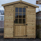 Tanalised Georgian Apex Garden Shed Keighley Timber & Fencing sheds www.keighleytimbersheds.co.uk