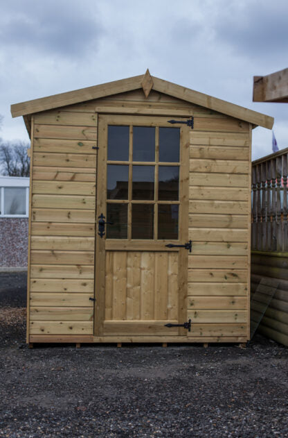 Tanalised Georgian Apex Garden Shed Keighley Timber & Fencing sheds www.keighleytimbersheds.co.uk