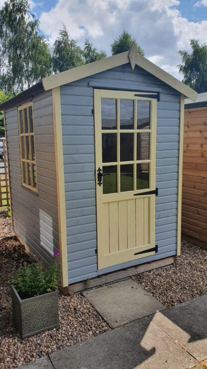 Tanalised Georgian Apex Garden Shed Keighley Timber & Fencing sheds www.keighleytimbersheds.co.uk