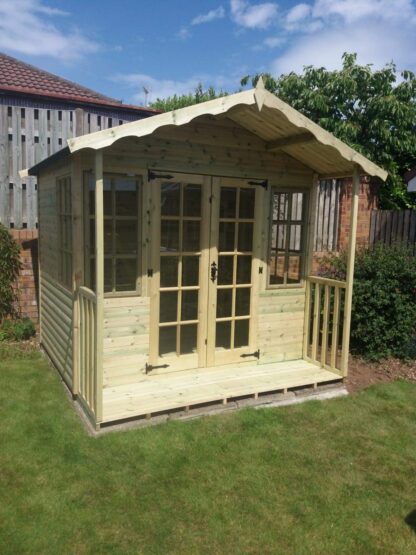 Tanalised Georgian Summerhouse Keighley Timber & Fencing sheds www.keighleytimbersheds.co.uk