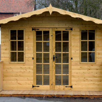 Tanalised Georgian Summerhouse Keighley Timber & Fencing sheds www.keighleytimbersheds.co.uk