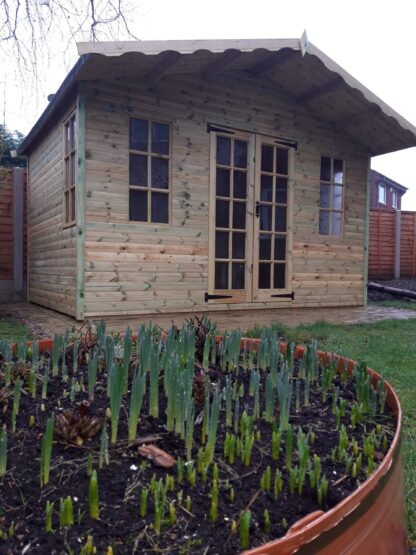 Tanalised Georgian Summerhouse Keighley Timber & Fencing sheds www.keighleytimbersheds.co.uk