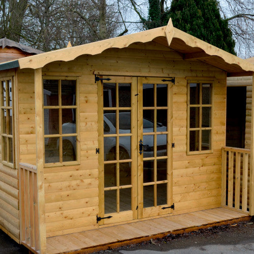 Tanalised Georgian Summerhouse Keighley Timber & Fencing sheds www.keighleytimbersheds.co.uk