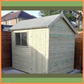Tanalised Hi-Pex Garden Shed Keighley Timber & Fencing sheds www.keighleytimbersheds.co.uk