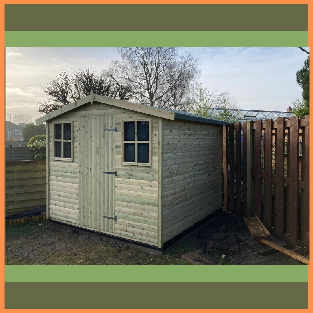 Tanalised Hobby House Garden Shed Keighley Timber & Fencing sheds www.keighleytimbersheds.co.uk