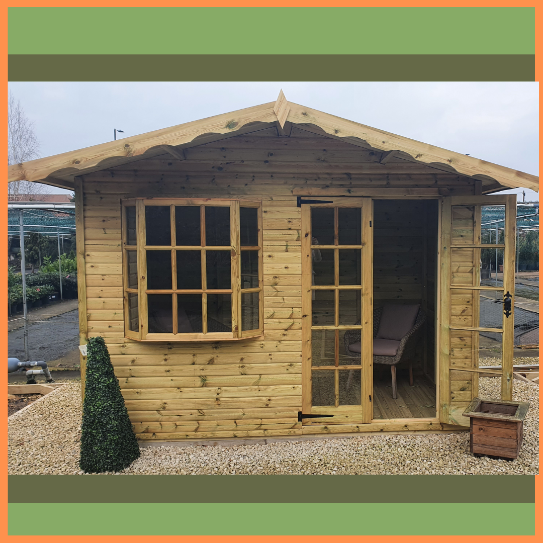 Tanalised Melbourne Summerhouse Keighley Timber & Fencing sheds www.keighleytimbersheds.co.uk