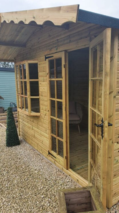 Tanalised Melbourne Summerhouse Keighley Timber & Fencing sheds www.keighleytimbersheds.co.uk