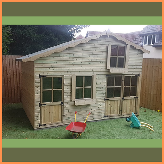 Tanalised Our Den Playhouse Keighley Timber & Fencing sheds www.keighleytimbersheds.co.uk