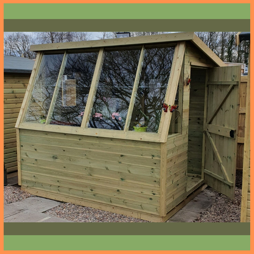 Tanalised Potting Shed Keighley Timber & Fencing sheds www.keighleytimbersheds.co.uk