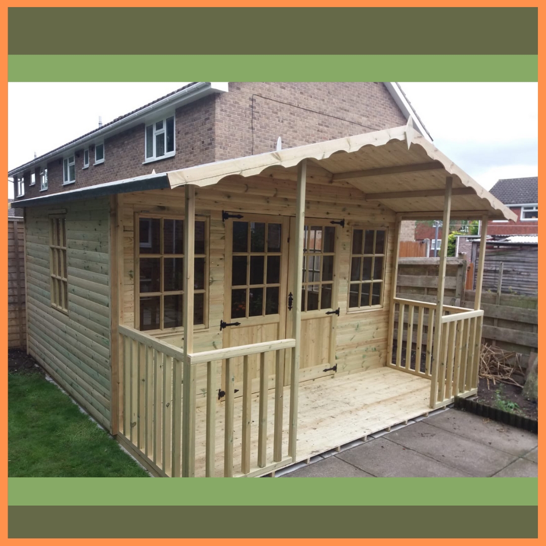 Tanalised Dovedale Summerhouse Keighley Timber & Fencing sheds www.keighleytimbersheds.co.uk