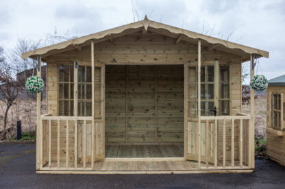 Tanalised Dovedale Summerhouse Keighley Timber & Fencing sheds www.keighleytimbersheds.co.uk