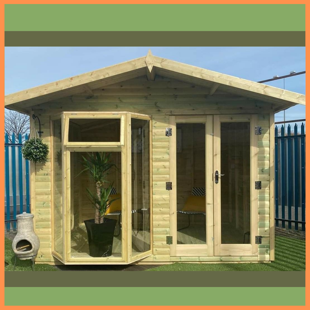 Tanalised The Royale Summerhouse Keighley Timber & Fencing sheds www.keighleytimbersheds.co.uk