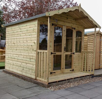 Tanalised Sherwood Summerhouse Keighley Timber & Fencing sheds www.keighleytimbersheds.co.uk