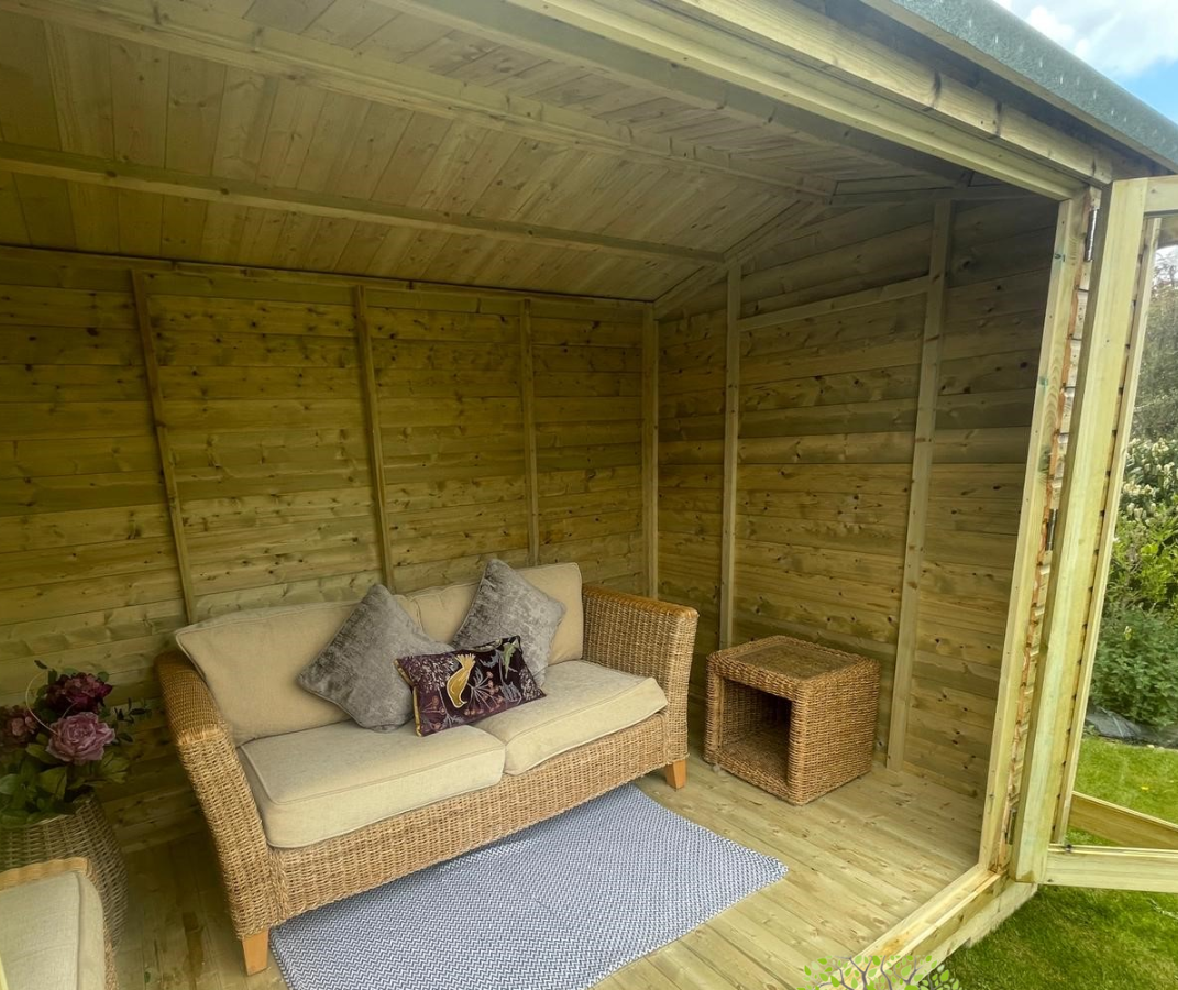 Tanalised The Willow Summerhouse Keighley Timber & Fencing sheds www.keighleytimbersheds.co.uk