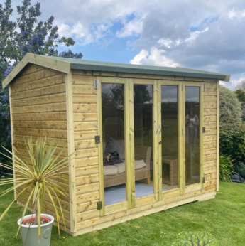 Tanalised The Willow Summerhouse Keighley Timber & Fencing sheds www.keighleytimbersheds.co.uk