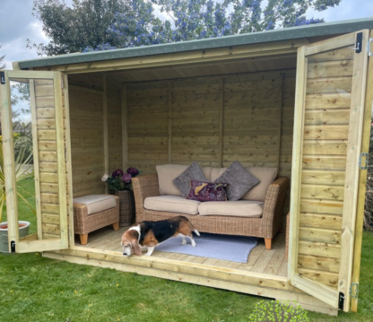 Tanalised The Willow Summerhouse Keighley Timber & Fencing sheds www.keighleytimbersheds.co.uk