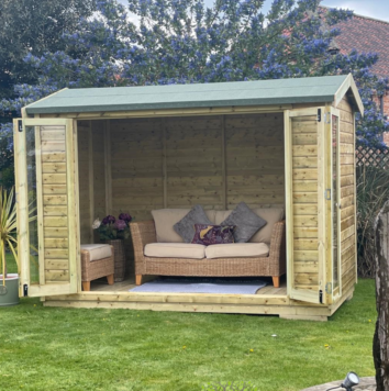 Tanalised The Willow Summerhouse Keighley Timber & Fencing sheds www.keighleytimbersheds.co.uk